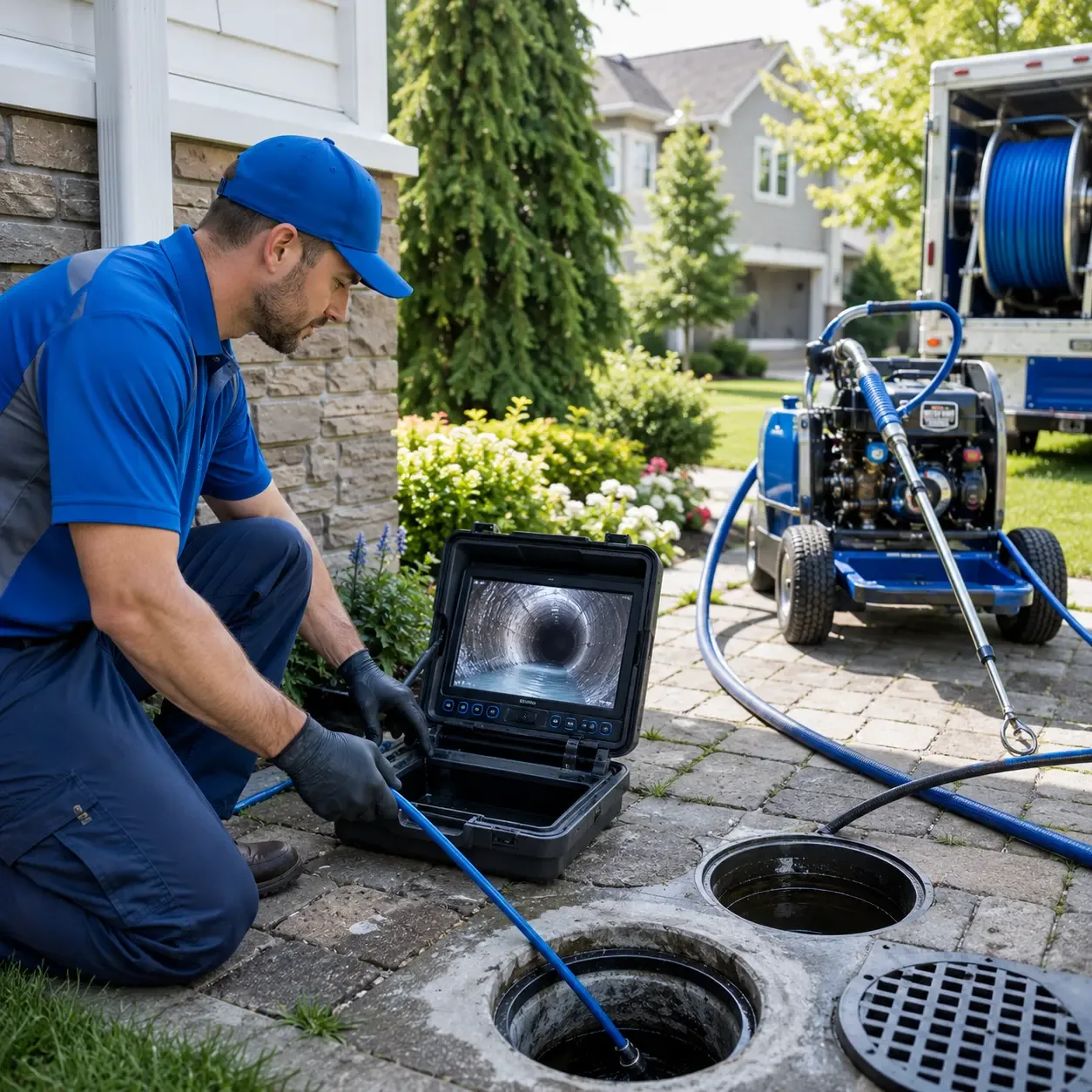 Outdoor drain cleaning professionals serving Harrison, NY